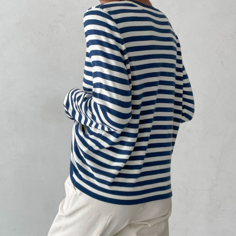 Dagmar Elegant Gestreept T-shirt