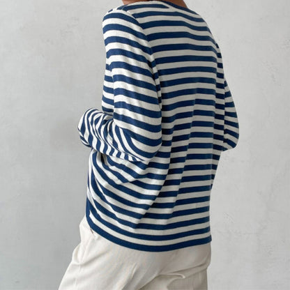 Dagmar Elegant Gestreept T-shirt