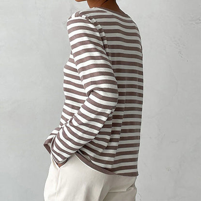 Dagmar Elegant Gestreept T-shirt