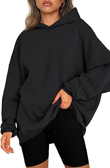 Agnes™ oversized trui met capuchon