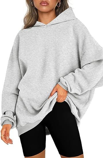 Agnes™ oversized trui met capuchon