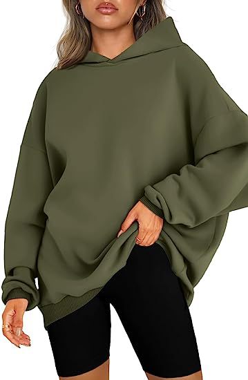 Agnes™ oversized trui met capuchon