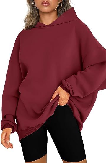 Agnes™ oversized trui met capuchon