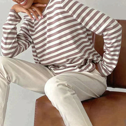 Dagmar Elegant Gestreept T-shirt