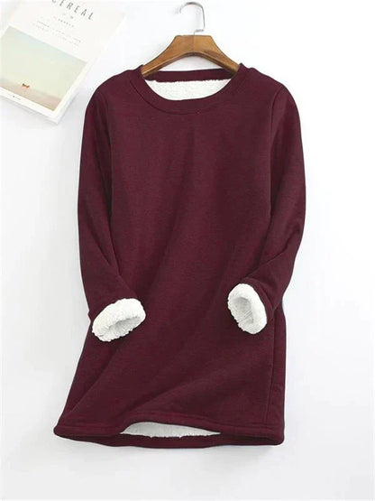 Mabel Dikke Fleece Trui