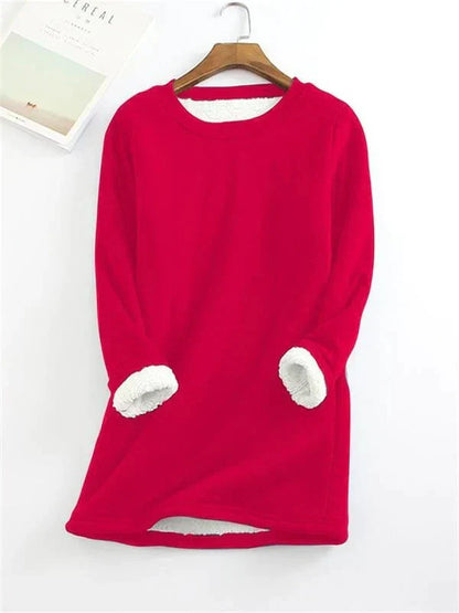 Mabel Dikke Fleece Trui