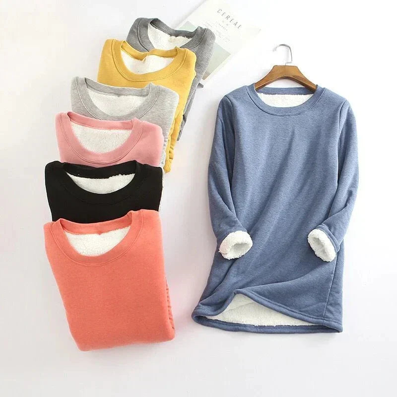 Mabel Dikke Fleece Trui