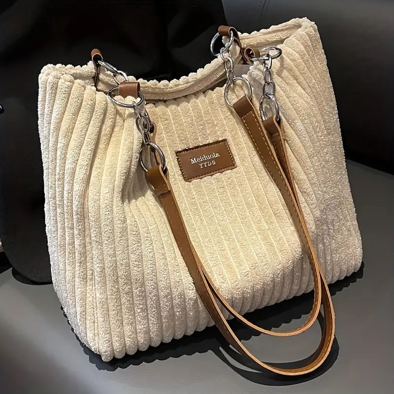Corduroy Tote Bag