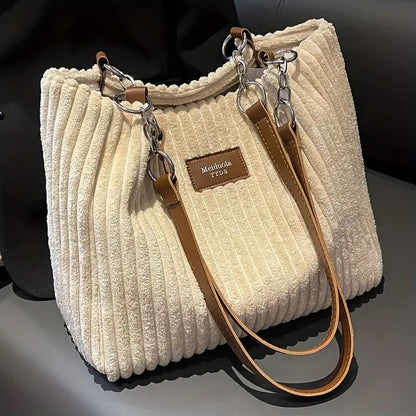 Corduroy Tote Bag