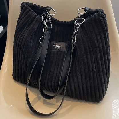 Corduroy Tote Bag