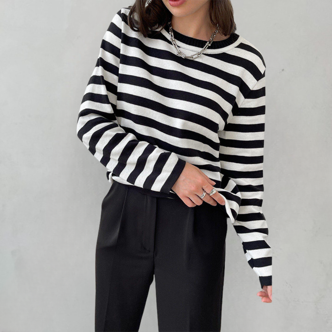 Dagmar Elegant Gestreept T-shirt