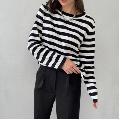 Dagmar Elegant Gestreept T-shirt