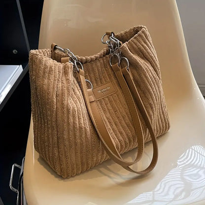 Corduroy Tote Bag